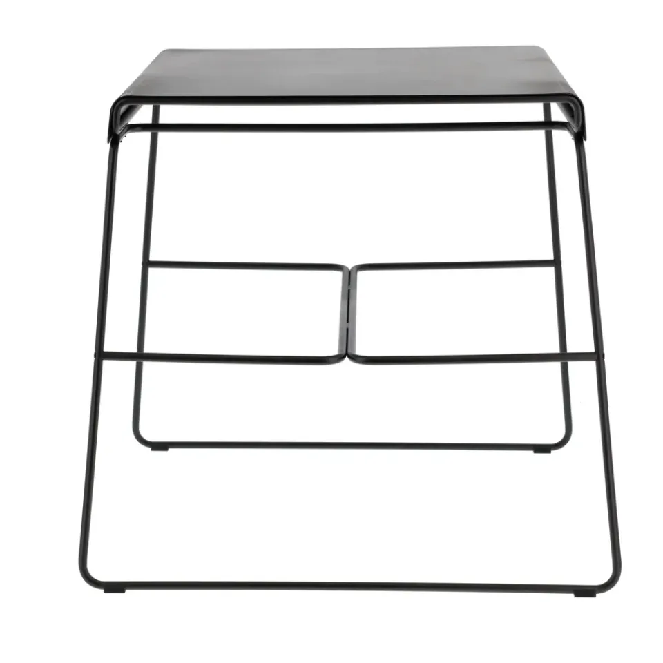 Discount Zone Denmark A-café table outdoor, Black