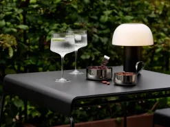 Discount Zone Denmark A-café table outdoor, Black