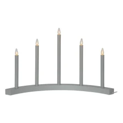 Advent Lights^Star Trading Accent advent candle, Grey