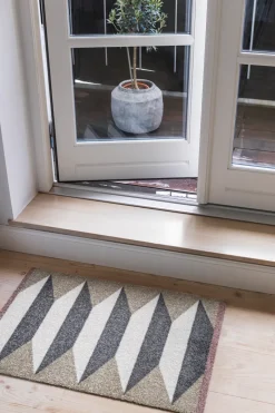 Outlet Mette Ditmer Accordion all-round doormat, Sand, 55x80 cm Beige