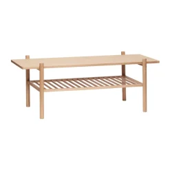 Coffee Tables^Hübsch Acorn coffee table rectangular, Oak Beige