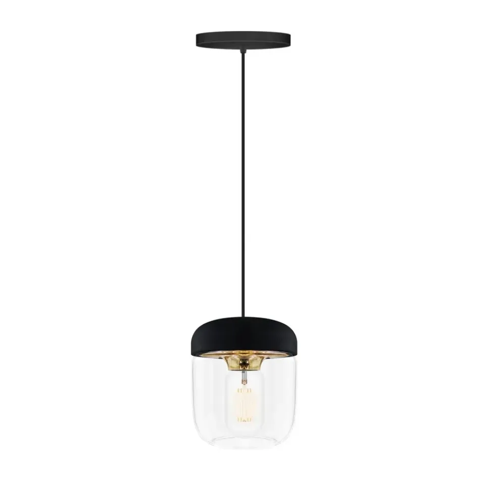 Lampshades^Umage Acorn lamp shade , polished brass Black