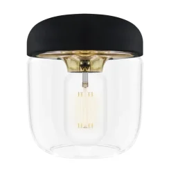 Lampshades^Umage Acorn lamp shade , polished brass Black