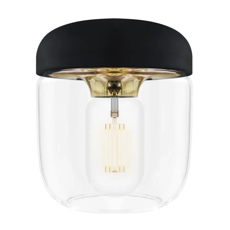 Lampshades^Umage Acorn lamp shade , polished brass Black