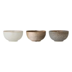 Best Bloomingville Addison bowl Ø16 cm 3 pieces, grey GreyBeigeWhite