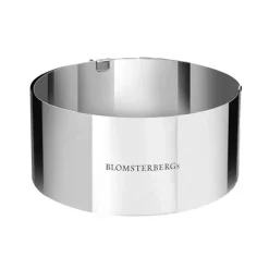 Cookie/Biscuit Cutters & Cake Tins^Blomsterbergs Adjustable Diameter Cake Ring, Stainless steel Silver-coloured