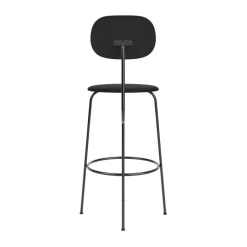 Best Audo Copenhagen Afteroom plus barstool leather upholstery 63.5 cm, Dakar 0842 Black