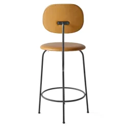 Bar Stools^Audo Copenhagen Afteroom plus barstool leather upholstery 63.5 cm, Dakar 0250 Orange