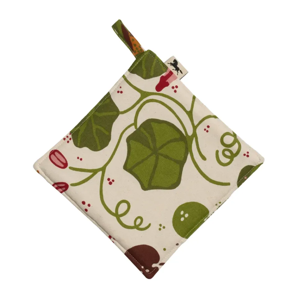 Oven Mitts, Gloves & Pot Holders^Almedahls Ailanthus potholder 23x23 cm, Multi