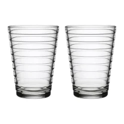 Drinking Glasses & Tumblers^Iittala Aino Aalto drinks glass 33 cl 2-pack, clear Transparent