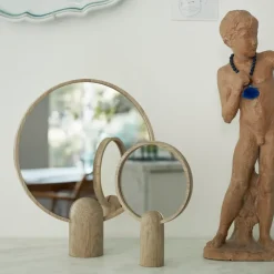 Table Mirrors^Fritz Hansen Aino mirror, large Beige