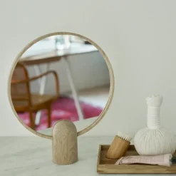 Table Mirrors^Fritz Hansen Aino mirror, large Beige