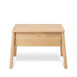 Discount Ethnicraft Air bedside table, Hardwax oiled oak Beige