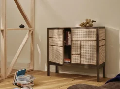 Best Design House Stockholm Air side table, Dark oak, 120x110 cm, with legs Brown
