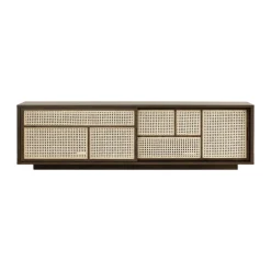 T.V & Media Units|T.V & Media Units^Design House Stockholm Air side table low, Dark oak Brown