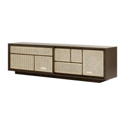 T.V & Media Units|T.V & Media Units^Design House Stockholm Air side table low, Dark oak Brown