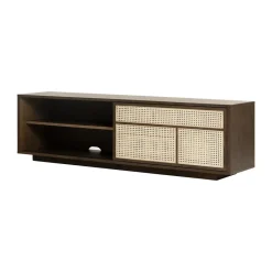 T.V & Media Units|T.V & Media Units^Design House Stockholm Air side table low, Dark oak Brown