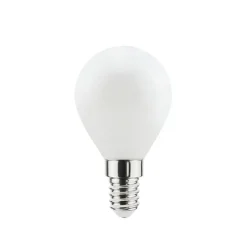 Discount Airam Filament LED dim to warm-globe E14 light source, Opal, p45 White