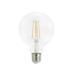 Light Bulbs^Airam Filament LED 3-step dimming globe light source, Clear, with memory, 95mm e27, 7w Transparent