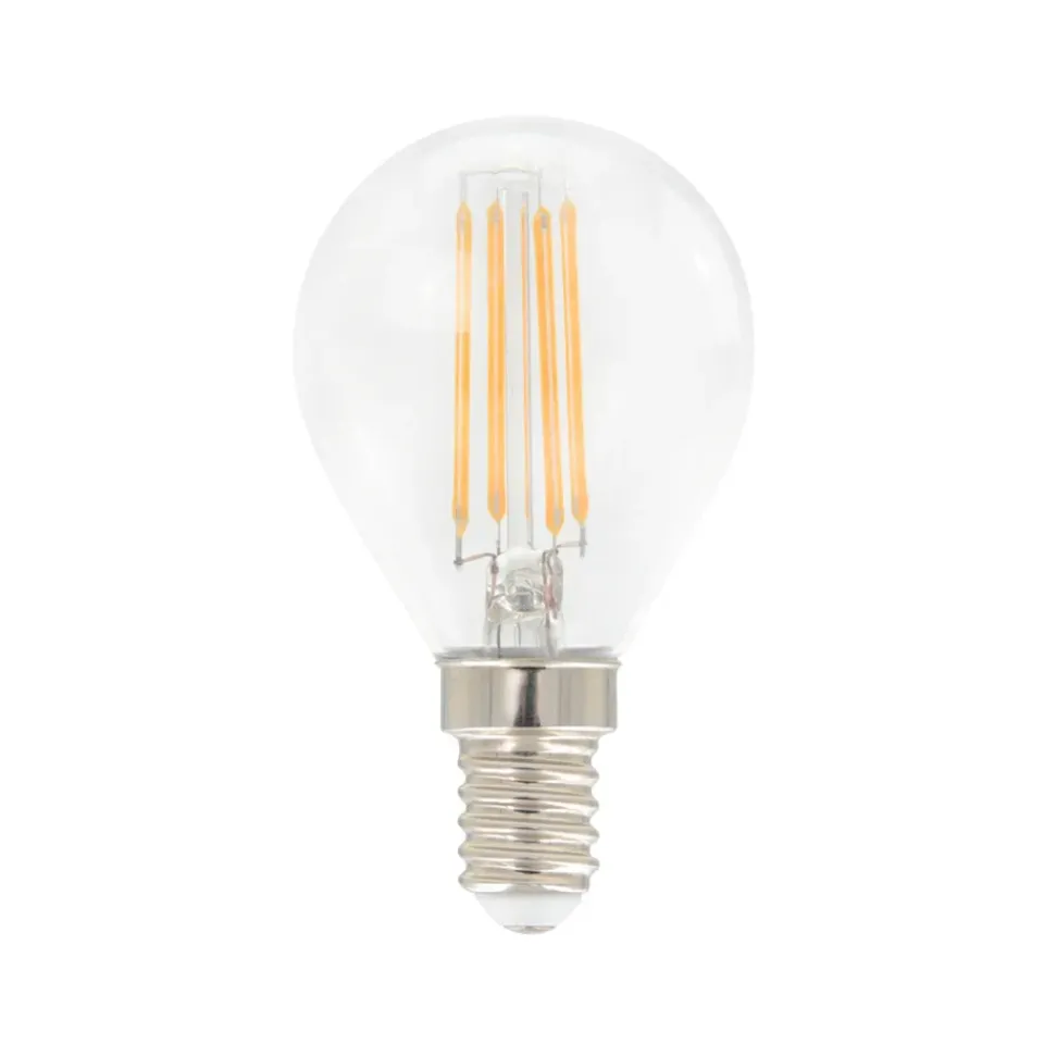 Discount Airam Filament LED-globe light source, E14 5W dimmable Transparent