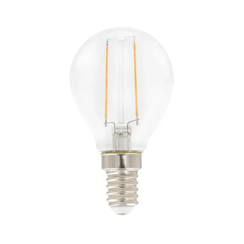 Discount Airam Filament LED-globe light source, Clear, non-dimmable e14, 2w Transparent