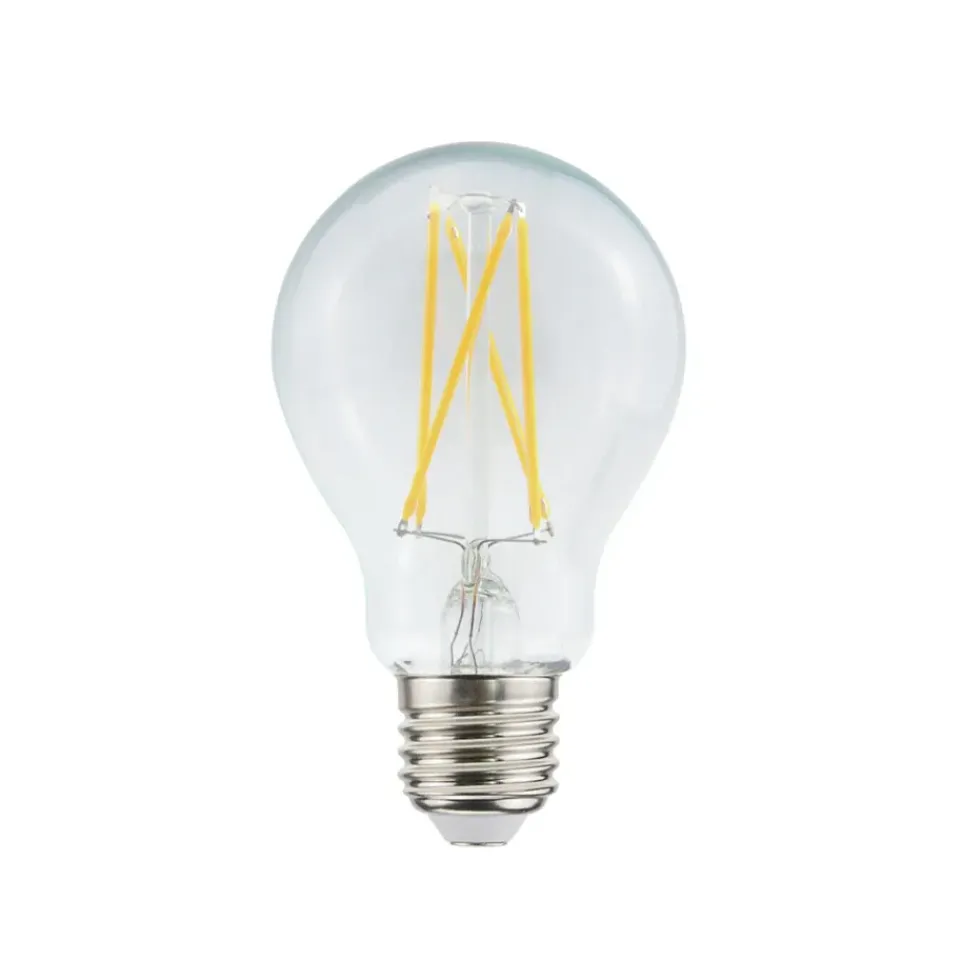 Other Lighting Accessories|Light Bulbs^Airam Filament LED-normal light source, Clear-4 filament-dimmable e27-8w Transparent