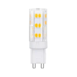 Clearance Airam LED light source G9, Clear, dimmable, 2700K 300lm 3W Transparent