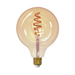 Other Lighting Accessories|Light Bulbs^Airam Smart Home Filament LED-globe light source, Amber, 125mm, spiral e27, 6w Orange
