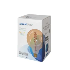 Other Lighting Accessories|Light Bulbs^Airam Smart Home Filament LED-globe light source, Amber, 125mm, spiral e27, 6w Orange
