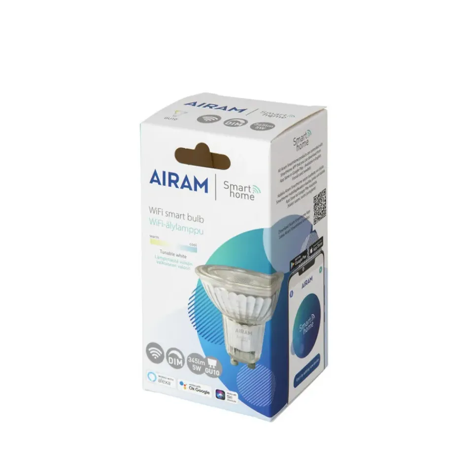 Other Lighting Accessories|Light Bulbs^Airam Smart Home LED light source, Clear, par16, 36°, glass body gu10, 5w Transparent