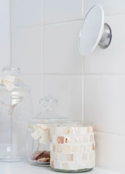 Sale Bosign AirMirror makeup mirror x10 detachable with suction cup, Ø11.2 cm White