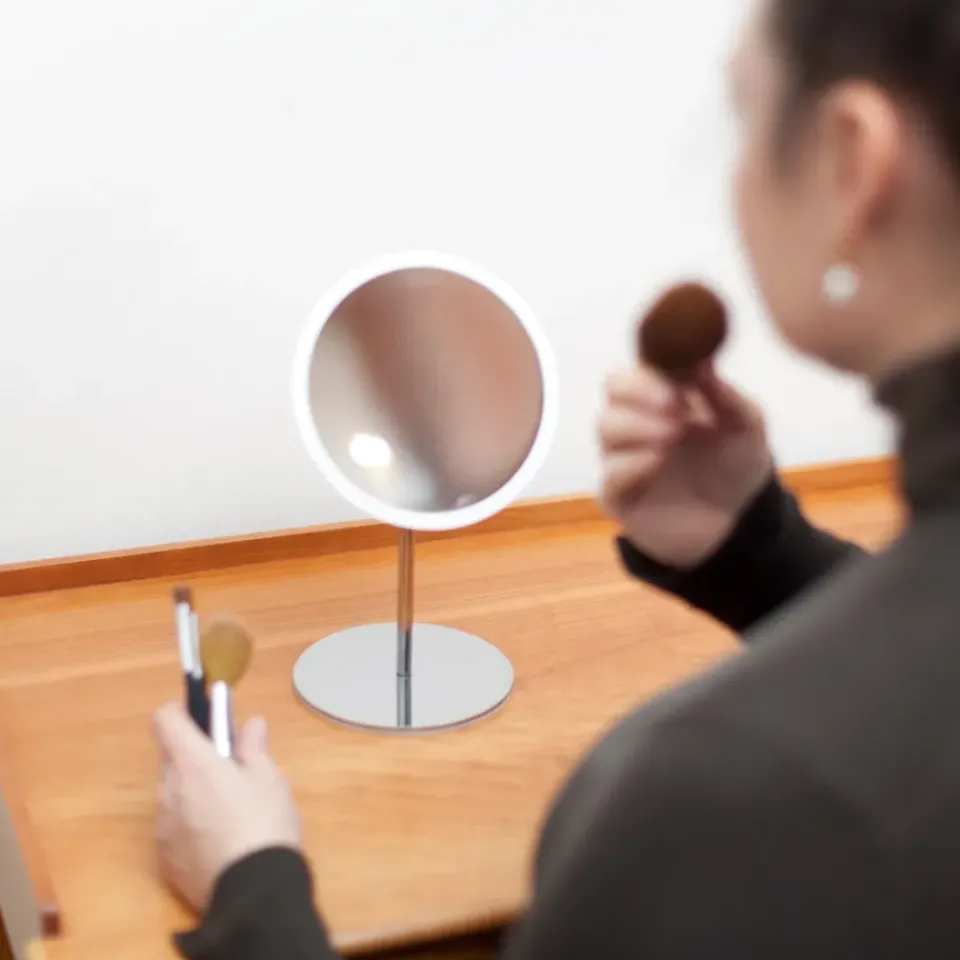 Table Mirrors^Bosign AirMirror table mirror x5 detachable magnetic, Ø16.5 cm White