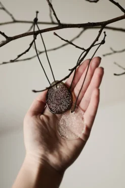 Easter Decorations^DBKD Airy hanging egg decoration, Brown