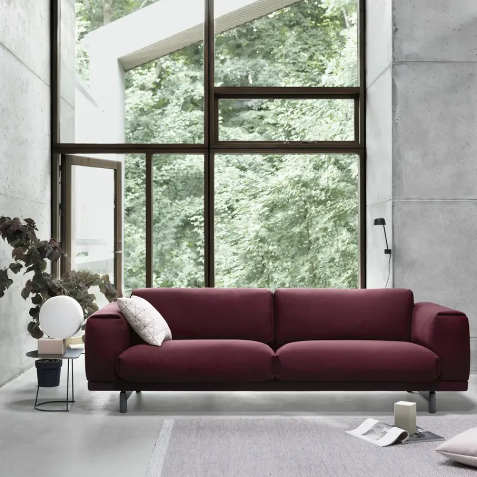 Coffee Tables^Muuto Airy sofa table half size, Black