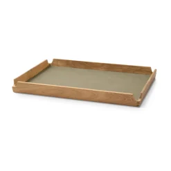 Outlet LIND DNA Airy teak tray square M, Nupo herbal dust Beige