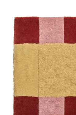 Wool Rugs^Scandi Living Aisles wool carpet, Red, 200x300 cm RedPink