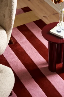 Wool Rugs^Scandi Living Aisles wool carpet, Red, 200x300 cm RedPink