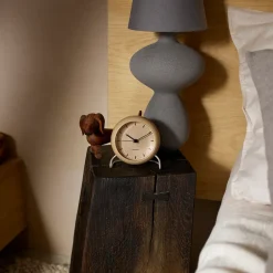 Mantel & Table Clocks^Arne Jacobsen Clocks AJ City Hall table clock, sandy Beige