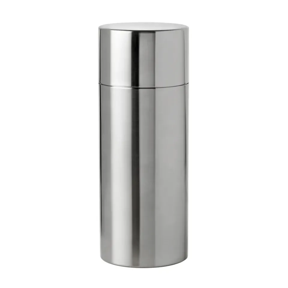 Clearance Stelton AJ cylinda-line cocktail shaker 0.75 l, Stainless steel Silver-coloured