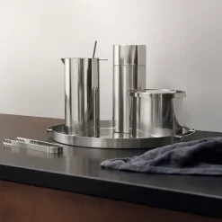 Clearance Stelton AJ cylinda-line cocktail shaker 0.75 l, Stainless steel Silver-coloured