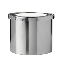 Ice Buckets^Stelton AJ cylinda-line ice bucket 1 l, Stainless steel Silver-coloured