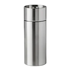Salt & Pepper Grinders^Stelton AJ cylinda-line salt mill, Stainless steel Silver-coloured