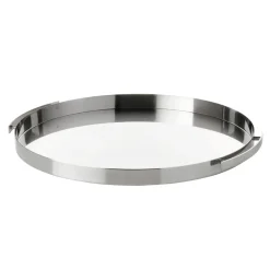 Stelton AJ cylinda-line serving tray, stainless steel Silver-coloured