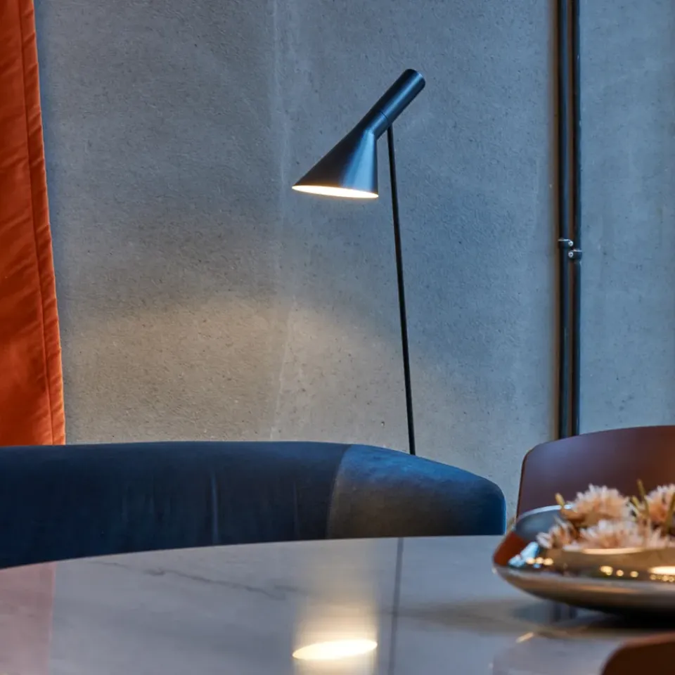 Reading Lamps|Floor Lamps^Louis Poulsen AJ floor lamp, Black