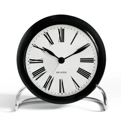 Mantel & Table Clocks^Arne Jacobsen Clocks AJ Roman table clock, Black