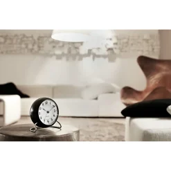 Mantel & Table Clocks^Arne Jacobsen Clocks AJ Station table clock, Black