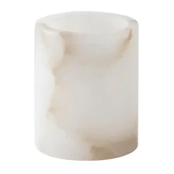 Clearance Tell Me More Alabaster candle holder, White-beige, XS 7.5 cm WhiteBeige