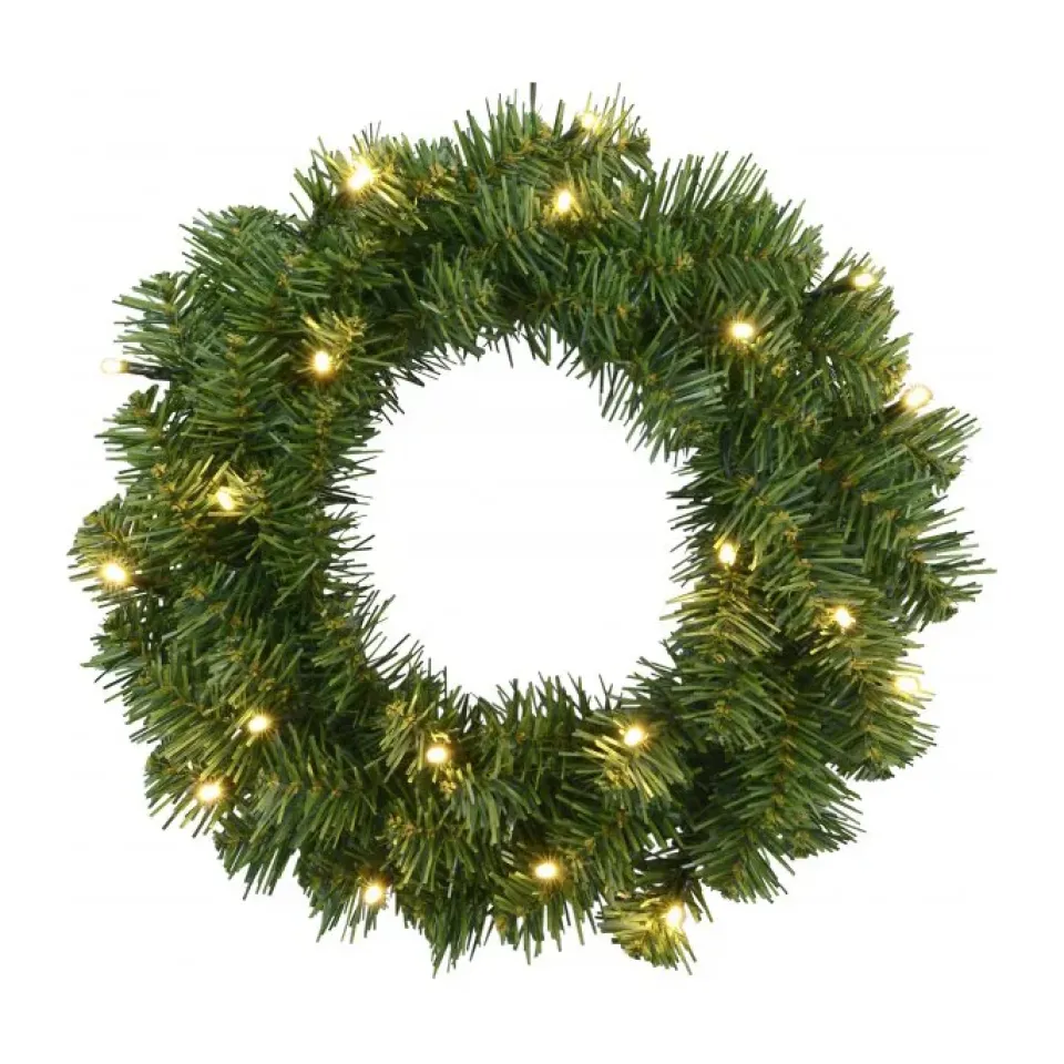 Other Festive Lighting^Star Trading Alaska wreath 38 cm, Green