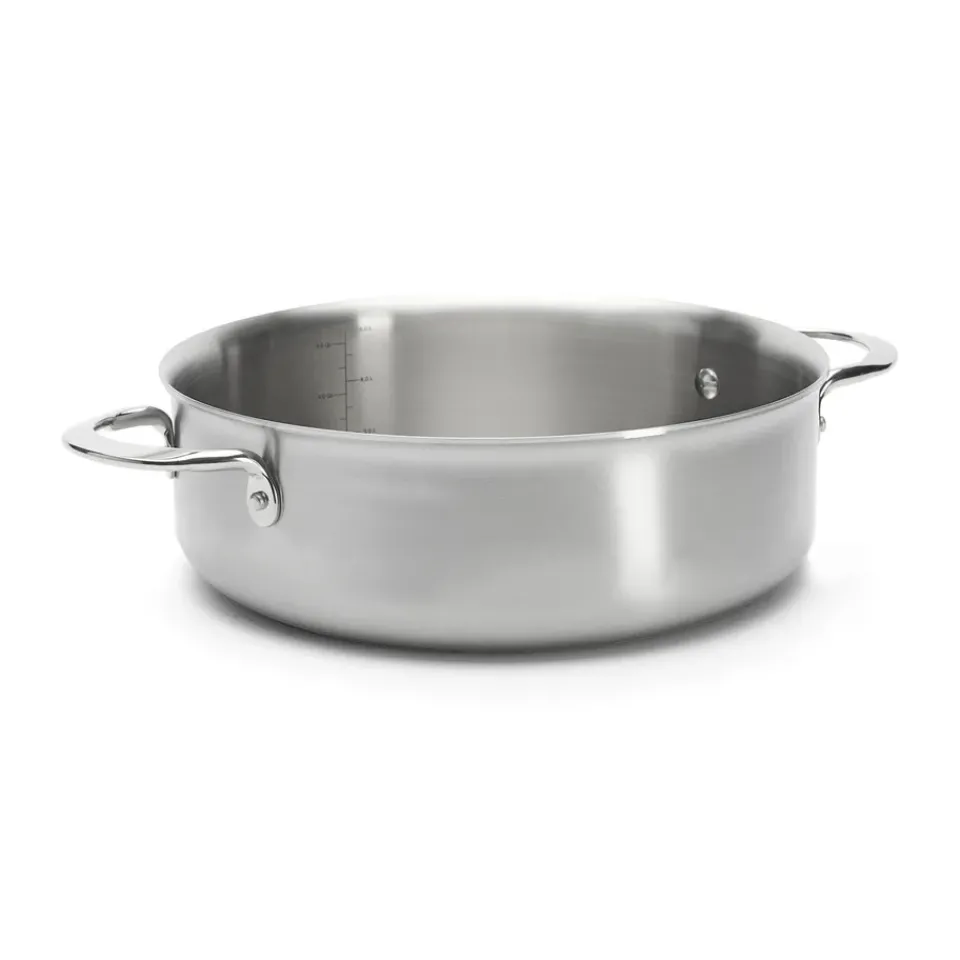 Clearance De Buyer Alchimy rak saute pan stainless steel, Ø24 cm Silver-coloured