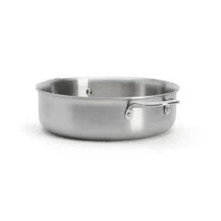 Clearance De Buyer Alchimy rak saute pan stainless steel, Ø24 cm Silver-coloured